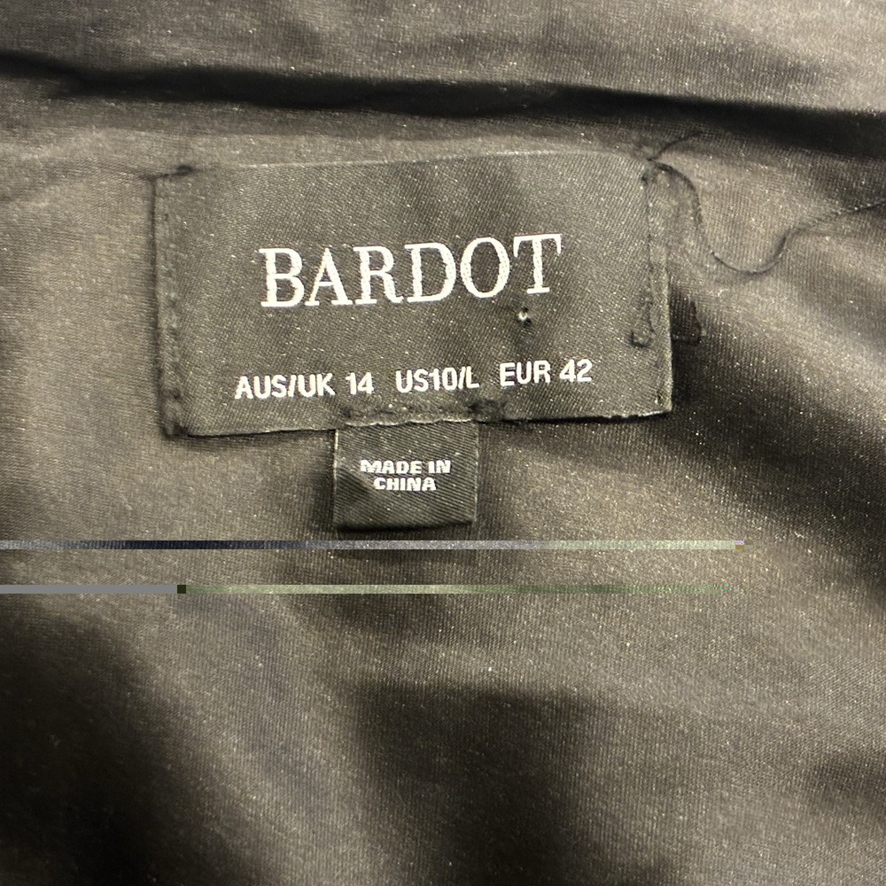 BARDOT Black Sequin Cocktail Glam Cami Sleeveless Top Size 10/L Party Event - Picture 6 of 11